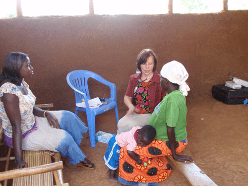 Alina seeing patients